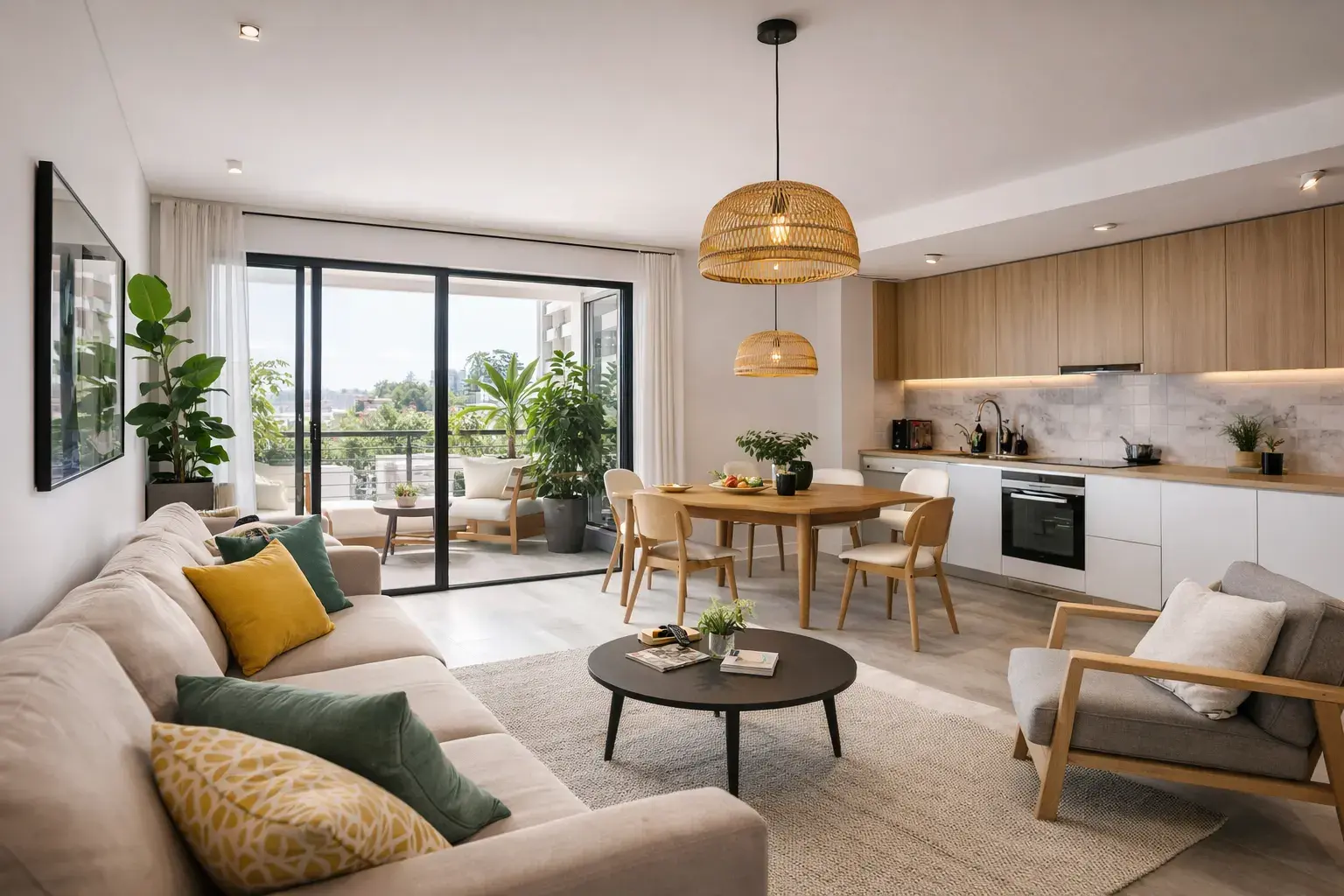 Intérieur d’un logement moderne